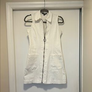 Sharagano White Mini Dress